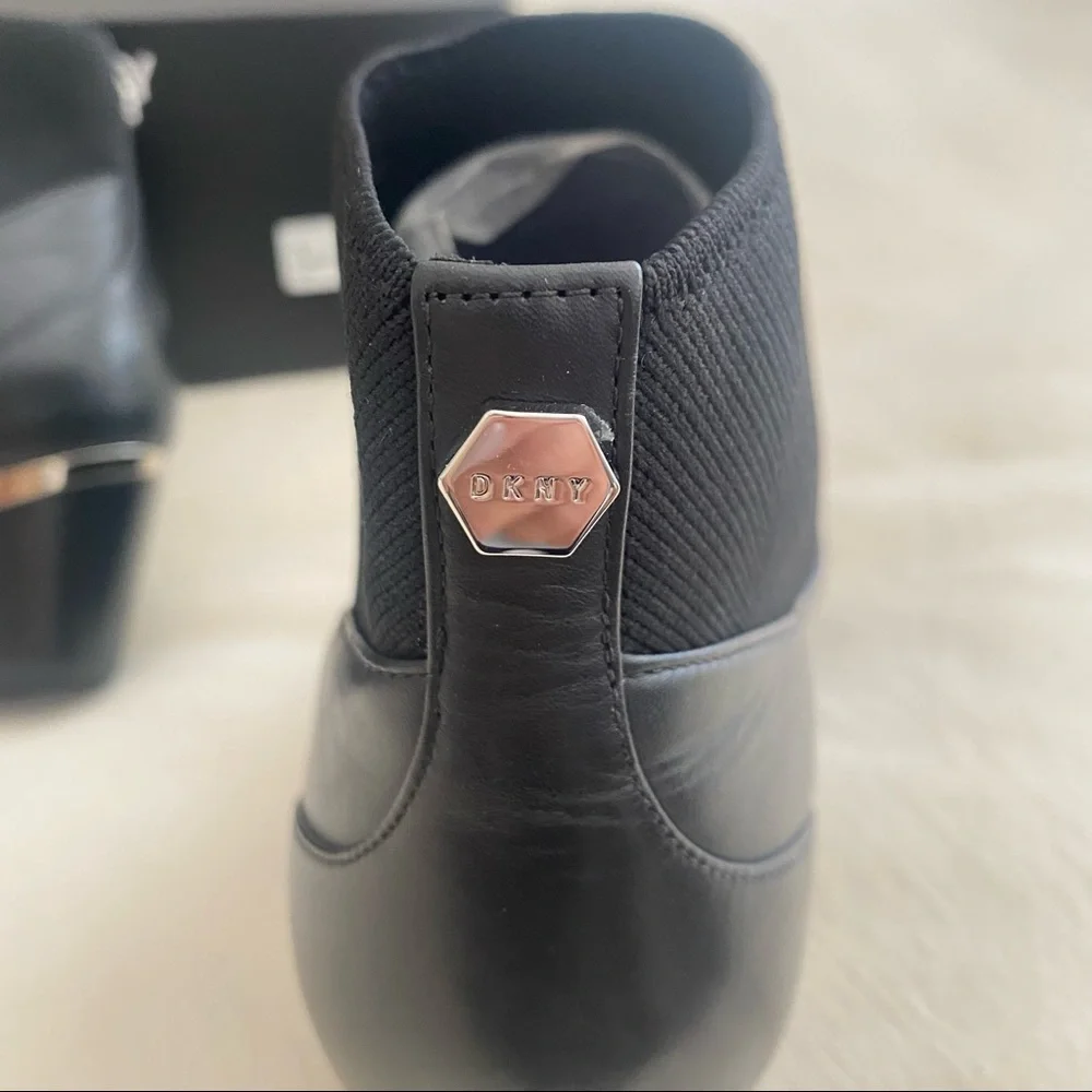 DKNY Black Booties. New in Box - Picture 6 of 10